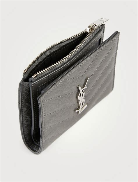 ysl cardholder sale|YSL zipped card case.